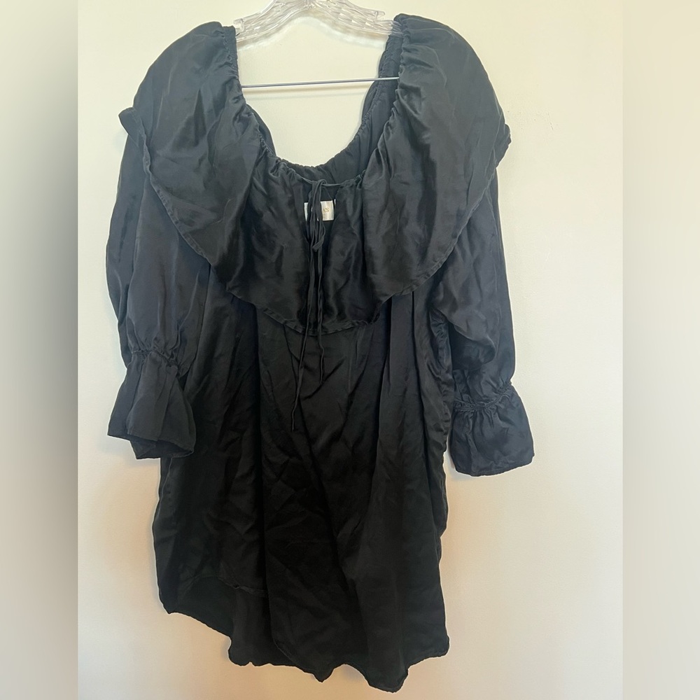Vintage Victoria's Secret Black Silk Nightgown